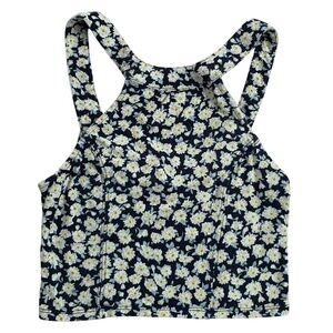 Daisy Floral Cropped Tank Top  | Urban Outfitters Style | NWOT